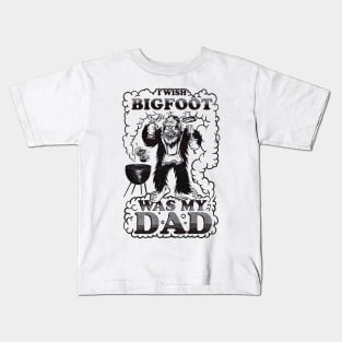 Bigfoot Dad Kids T-Shirt